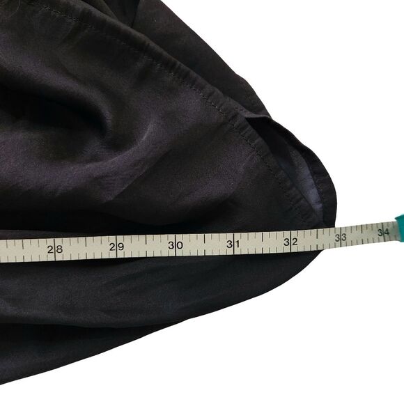 Mahina Strapless Romper Harem Pants Black Smocked Top Swim Cover Up Women's M - Picture 9 of 9